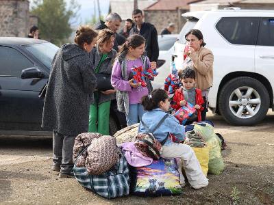 Ce soir à 22h00, 98 929 citoyens déplacés de force d’Artsakh se trouvaient en Arménie