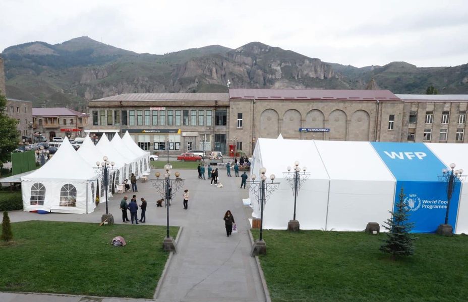 Les organisations françaises poursuivent leur travail à Goris (Arménie) ville du Syunik qui vit l’arrivée des Arméniens de l’Artsakh