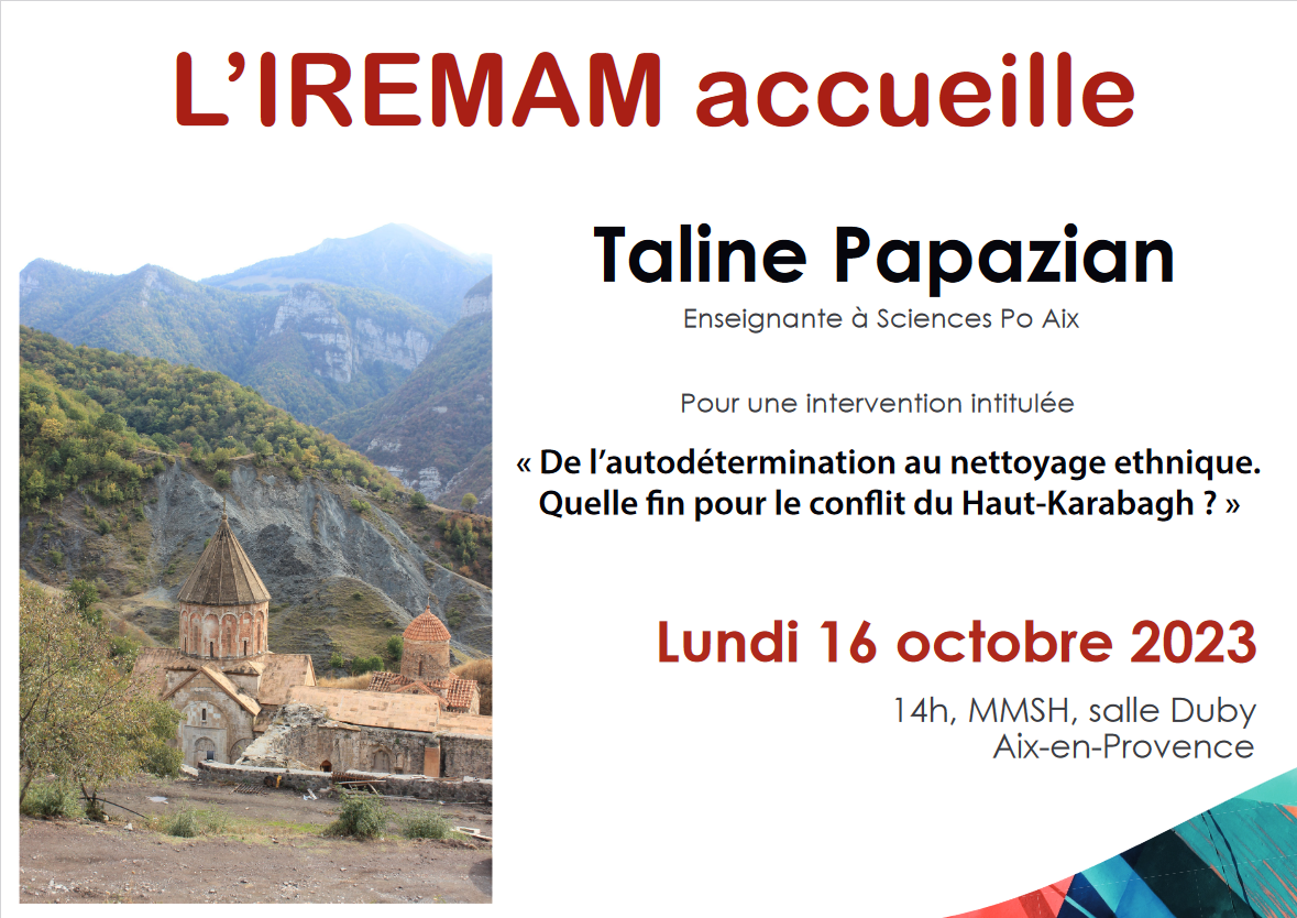 L’IREMAM accueille Taline Papazian