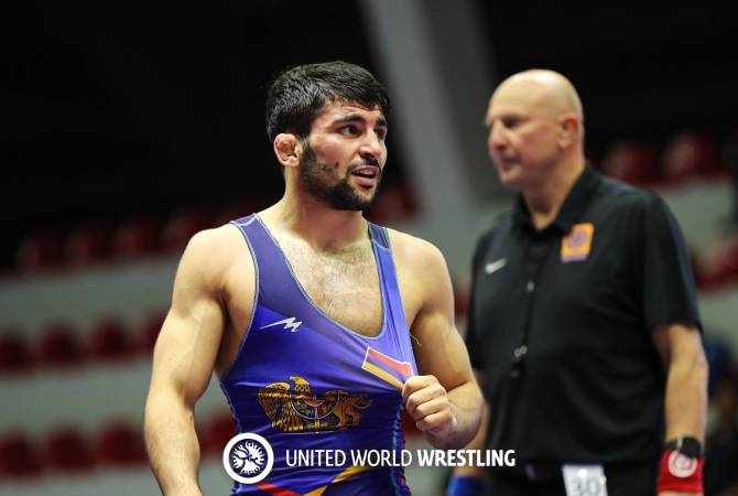 Le lutteur Manvel Khndzrtsyan (Arménie) est devenu vice-champion du monde (U23) de lutte libre des 57 kg