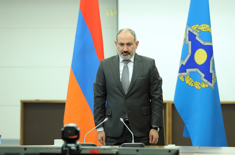 Le Premier ministre d’Arménie Nikol Pashinian ne participera pas à la session du Conseil de l’OTSC à Minsk