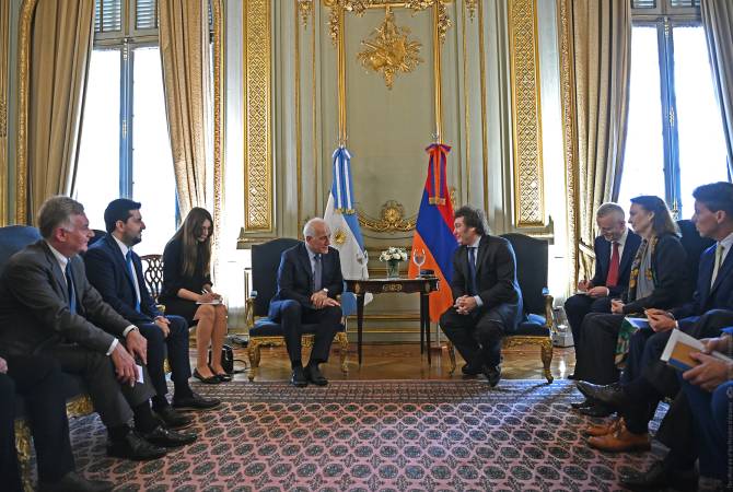 Le président arménien Vahagn Khachaturyan a rencontré son homologe argentin nouvellement élu à Buenos Aires