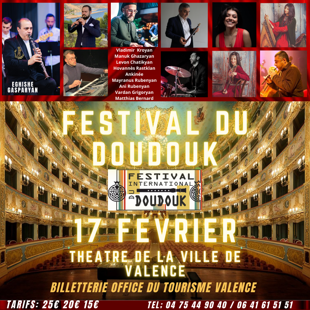 Un festival exceptionnel ce samedi 17 février au théâtre de la ville de Valence!