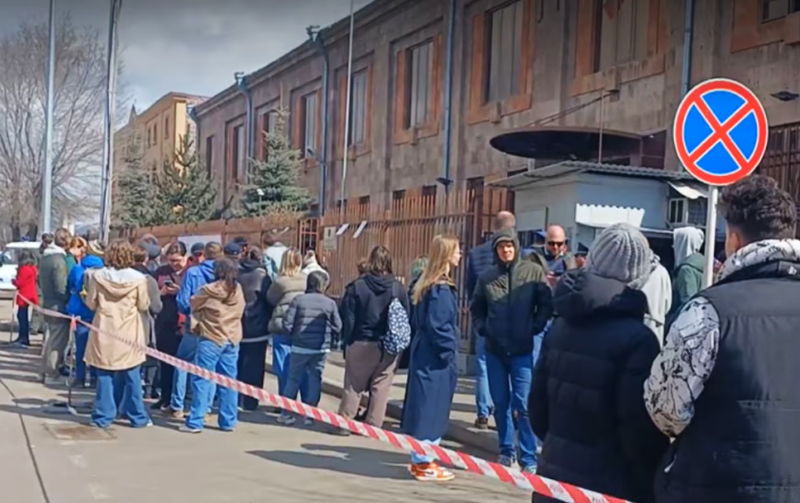 Action « Midi sans Poutine » à Gyumri