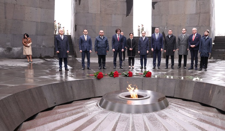 Le Premier ministre de Géorgie a visité le Mémorial du génocide des Arméniens à Erévan