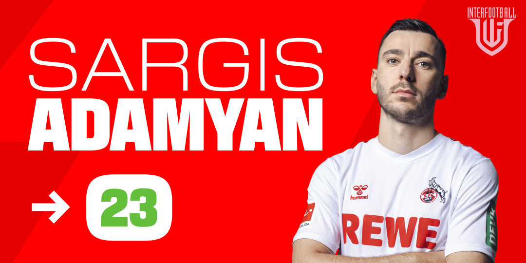 Sargis Adamyan (Cologne) et Arsen Zakharyan (Real Sociedad) auteurs de passes décisives