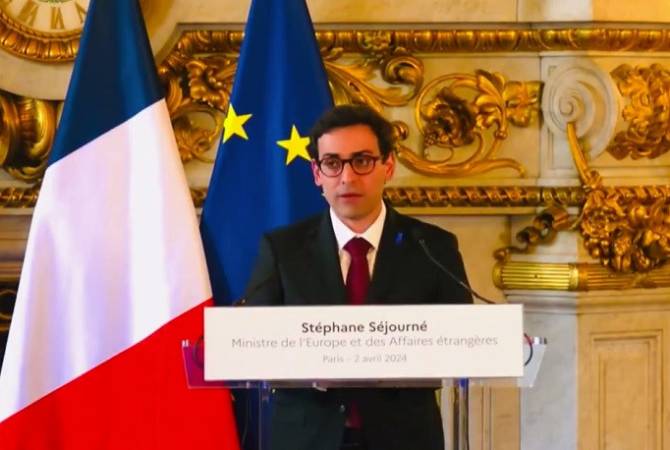 Stéphane Sejourné s’est exprimé sur la menace que fait peser l’Azerbaïdjan sur l’intégrité territoriale de l’Arménie