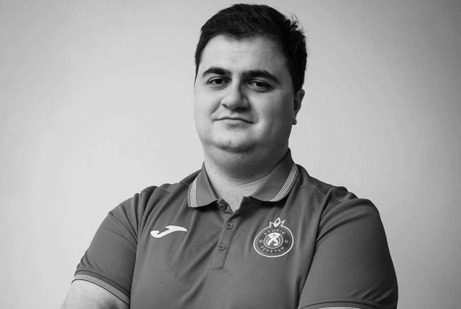 Disparition prématurée de Davit Martirosyan (1996-2024), journaliste sportif et secrétaire général du club de football « Pyunik » Erévan