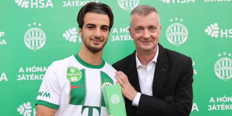 Edgar Sevikyan, élu meilleur footballeur de Ferenvaros du mois