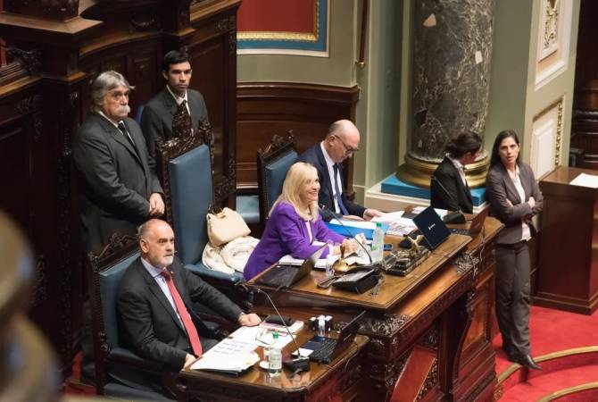 Le Sénat de l’Uruguay a voté à l’unanimité en faveur du projet de loi déclarant le 24 avril Journée commémorative du génocide arménien