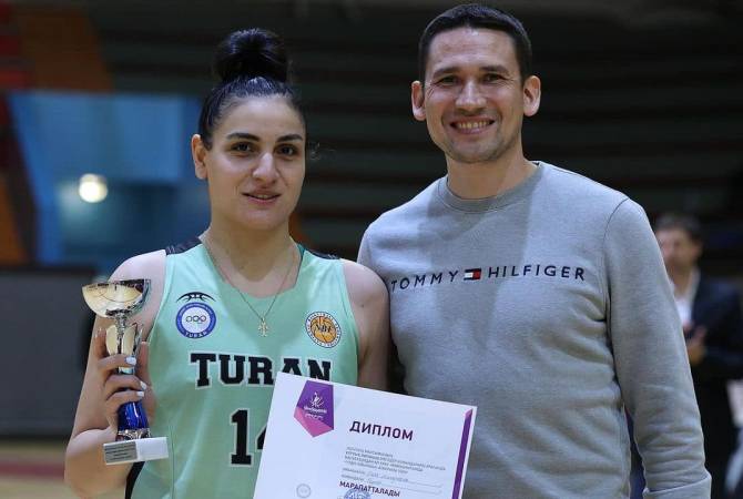 La joueuse de l’équipe féminine arménienne de basket-ball est devenue championne du Kazakhstan…avec « Turan »