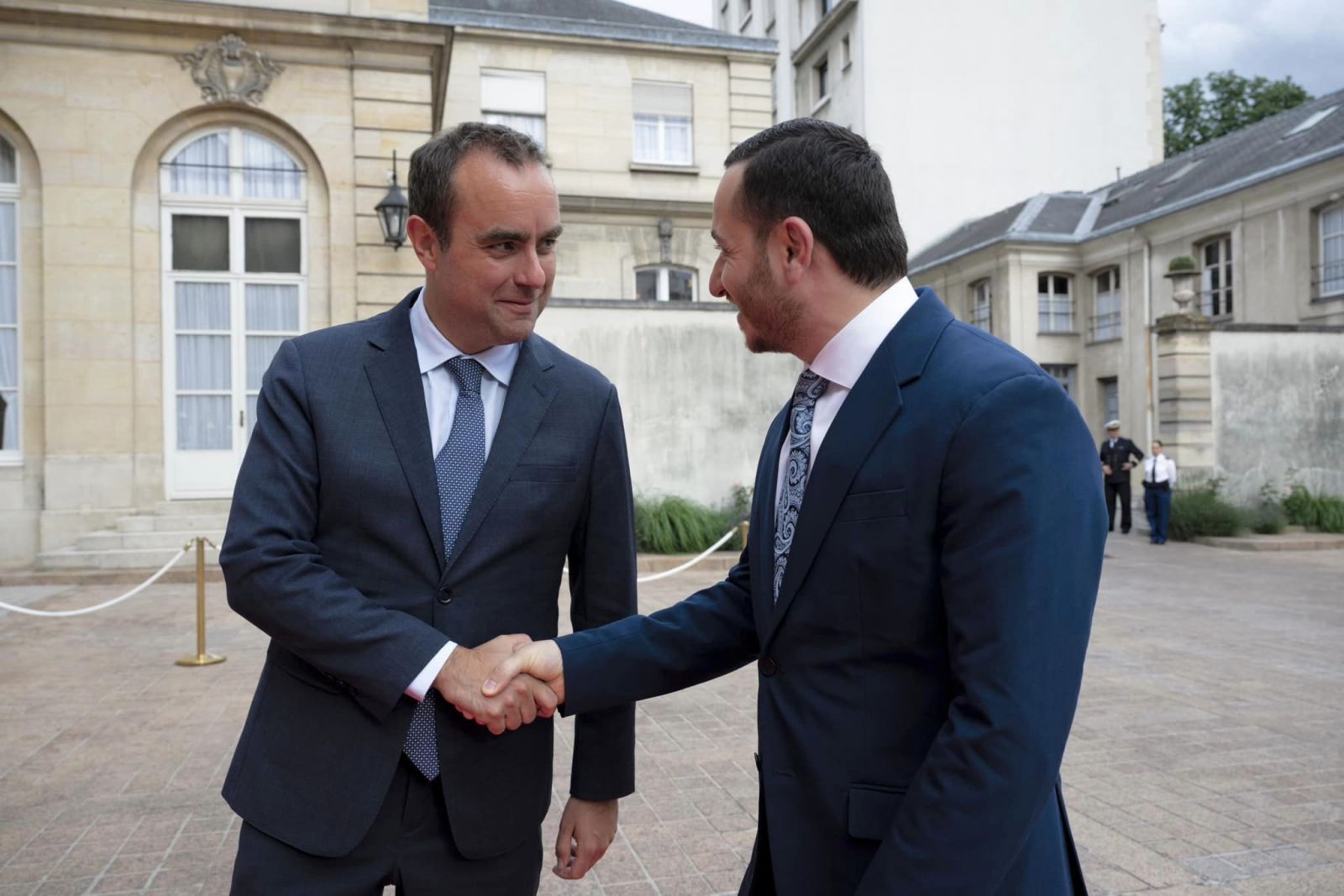 Mkhitar Hayrapetyan a participé à la réception officielle de Sebastien Lecornu en France