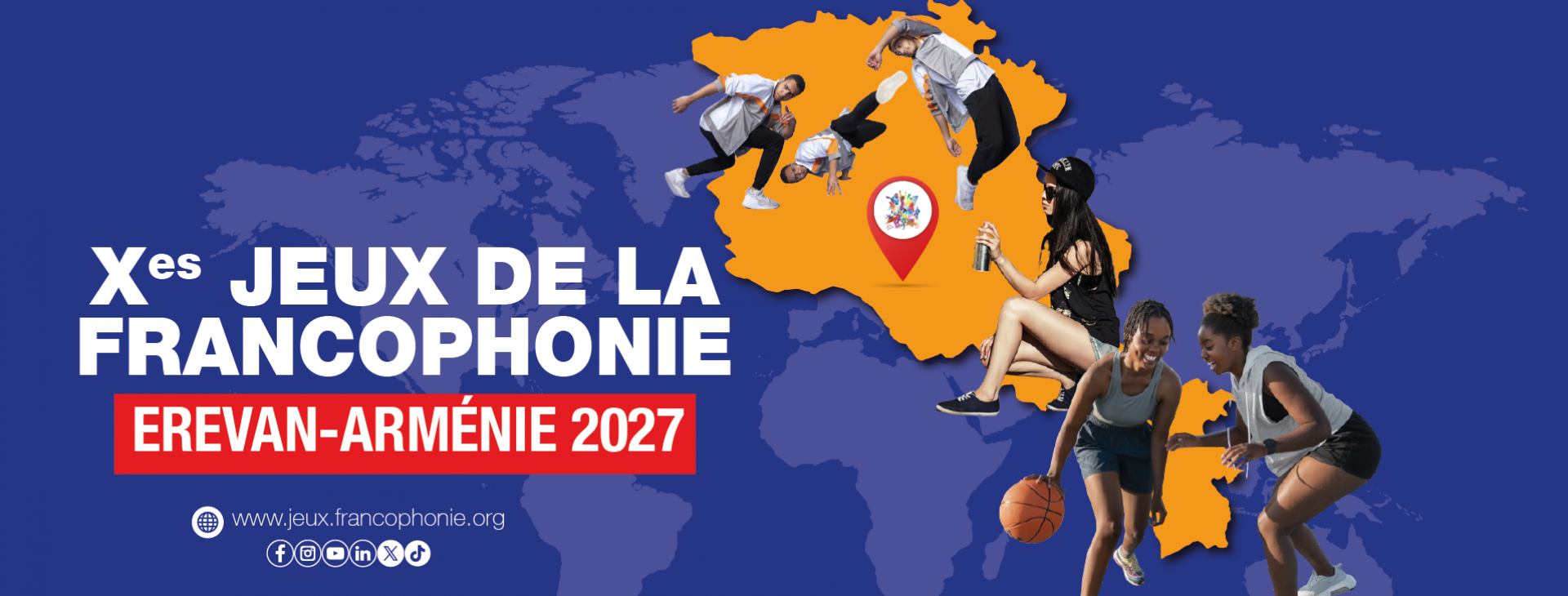 Yerevan la capitale de l’Arménie, organisera les Jeux de la Francophonie 2027