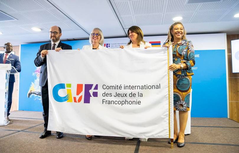 Le drapeau des Jeux de la Francophonie a été transféré en Arménie, un mémorandum a été signé