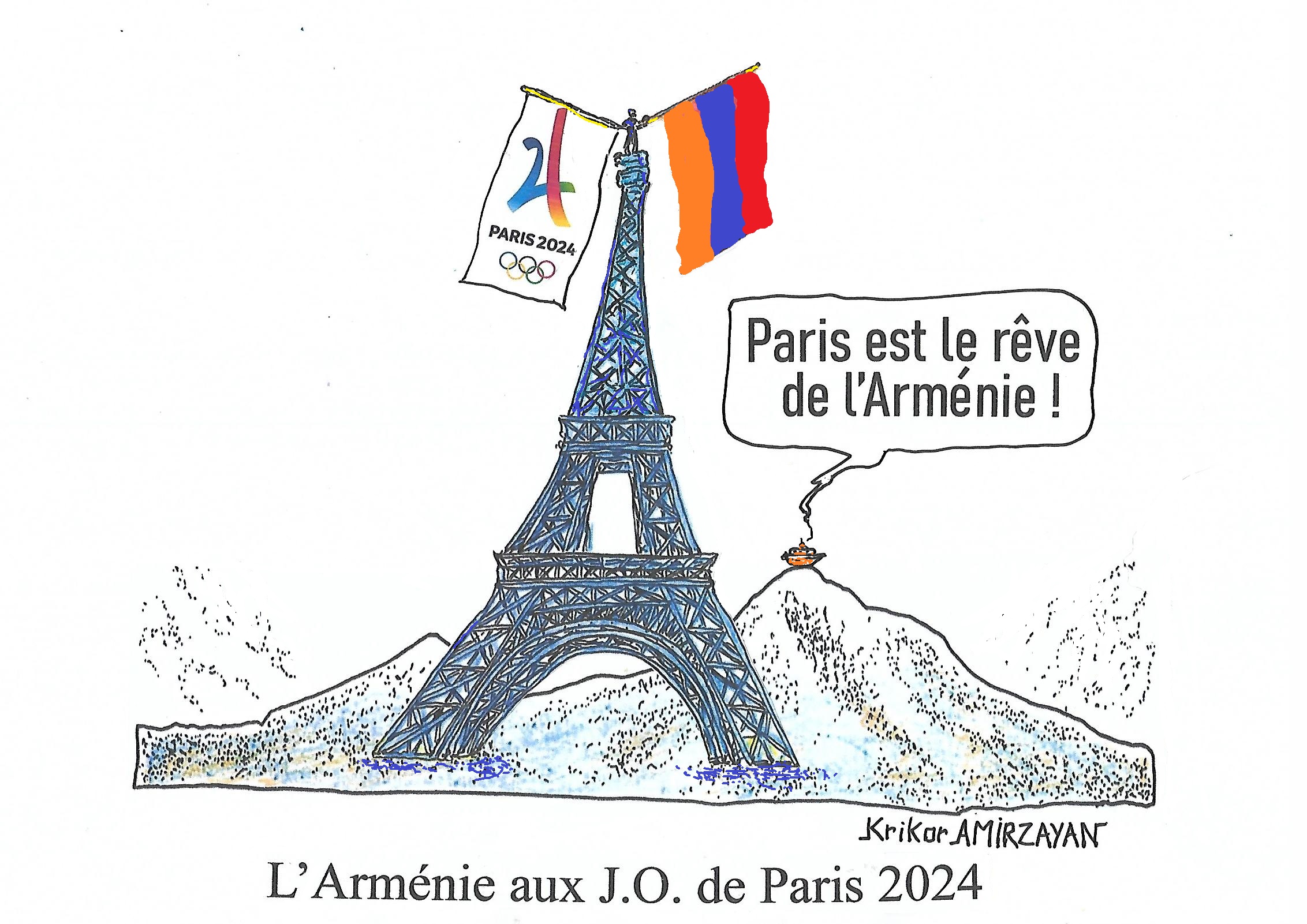 Davit Chaloyan (Arménie), vice-champion du monde de boxe débute ce soir les compétitions des Jeux Olympiques de Paris-2024