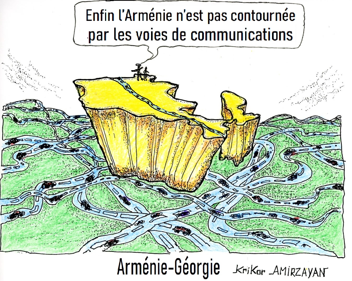 La construction de l’autoroute frontalière avec l’Arménie sera achevée dans 30 mois affirme la Géorgie