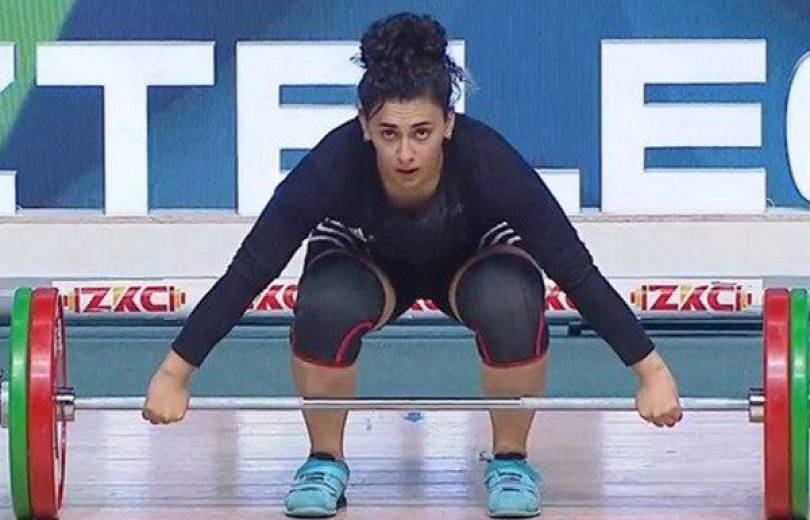 L’haltérophile Milena Khachatryan (Arménie) est devenue vice-championne d’Europe des moins de 23 ans