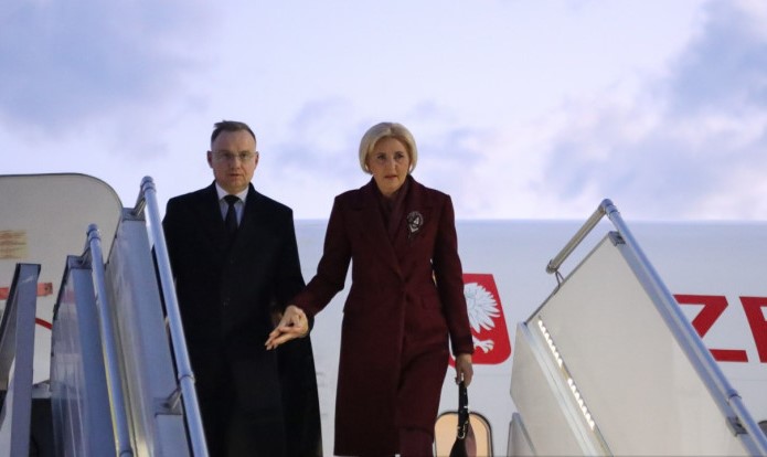 Le président de la Pologne Andrzej Duda est arrivé en Arménie pour une visite officielle de trois jours