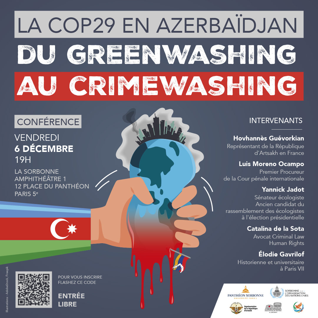 « Du greenwashing aur crimewashing »  le 6 décembre avec Yannick Jadot et Luis Moreno Ocampo