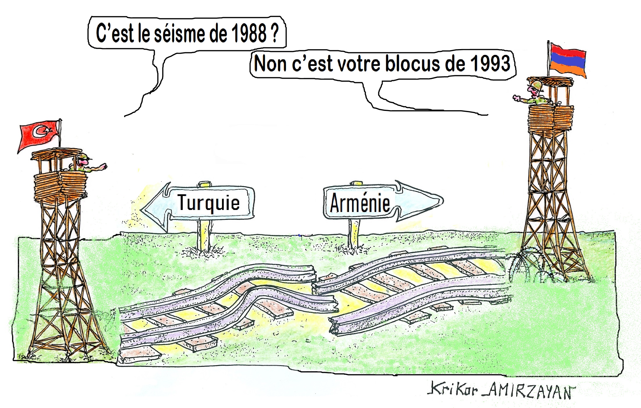 Une réunion des représentants de plusieurs départements a eu lieu à la frontière entre l’Arménie et la Turquie affirme Ruben Rubinyan