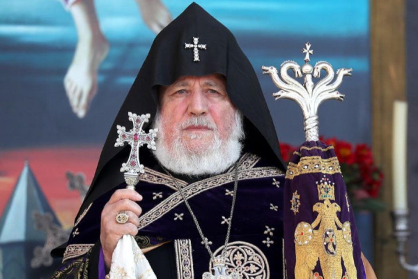 Le Catholicos Karékine II d’Etchmiadzine a exprimé son soutien aux Arméniens de Syriens