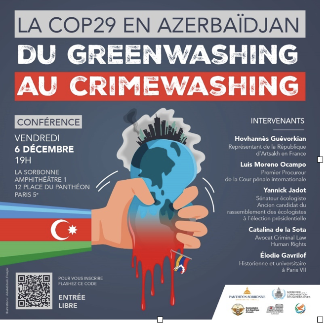 Conférence post-COP29 à la Sorbonne vendredi 6 décembre à 19H