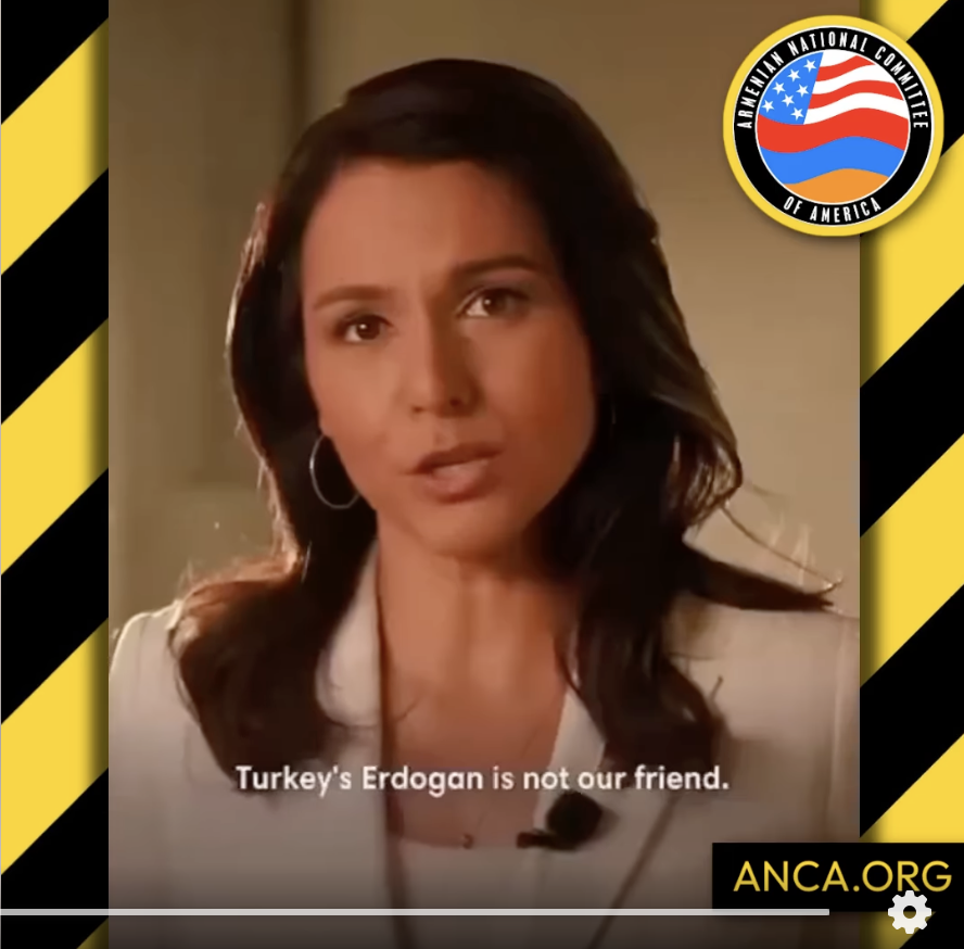 ALERTE : Tulsi Gabbard * met en garde contre Erdogan